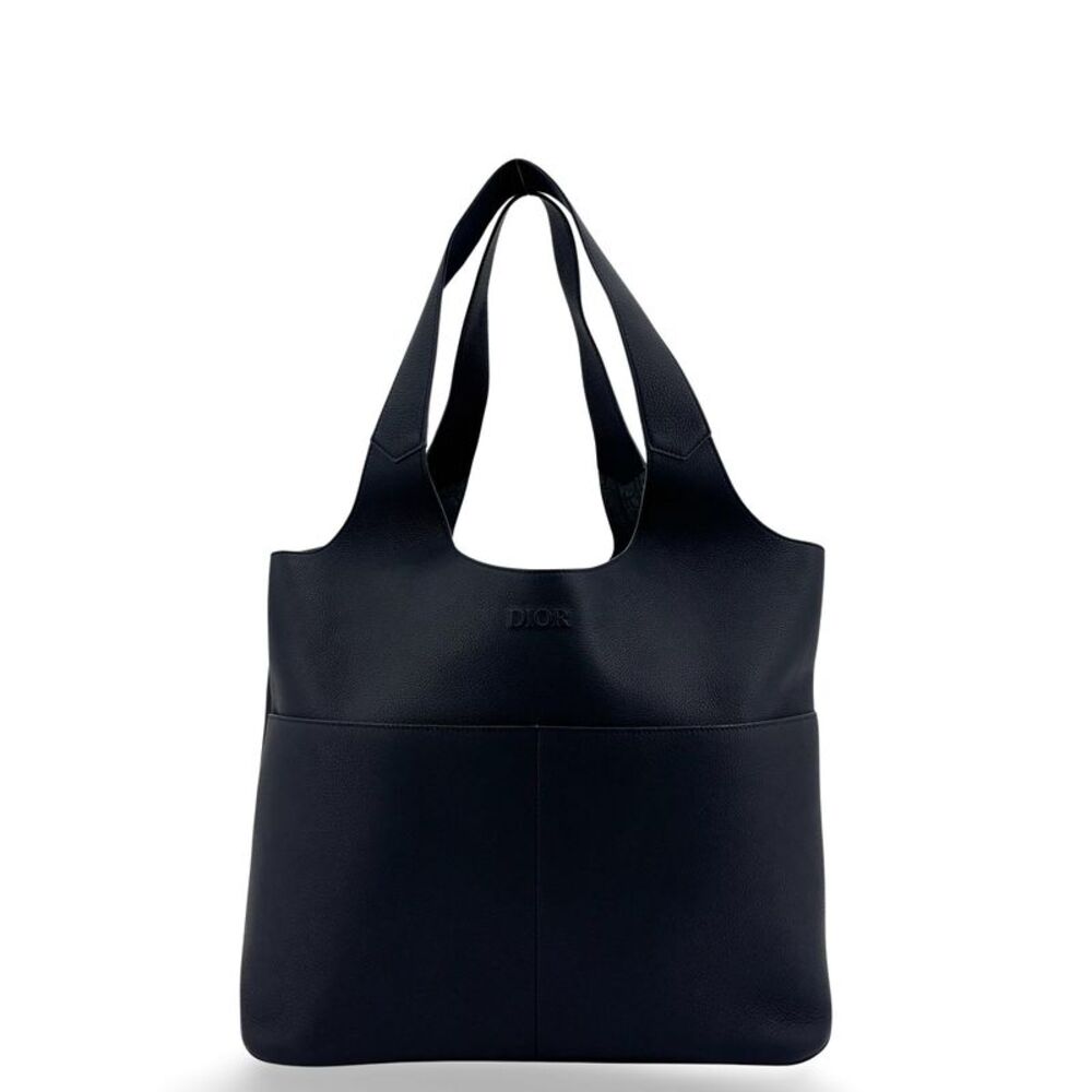 Dior Icon Calfskin Tote Bag (Black)